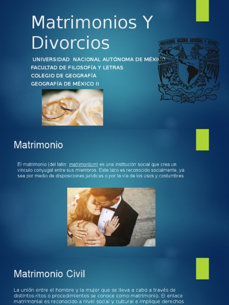 Matrimonio con divorciados: Cuestiones a considerar